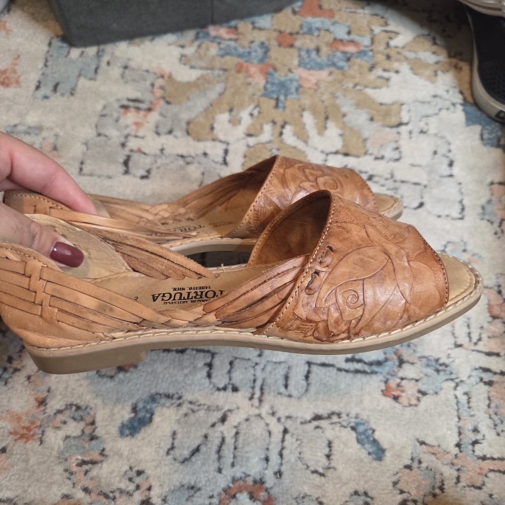 Tan Leather Women Shoes